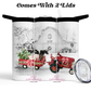 Christmas Farm Tractor 20 oz Insulated Tumbler