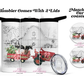 Christmas Farm Tractor 20 oz Insulated Tumbler