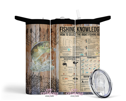 Fishing Knowledge 20oz Insulated Tumbler