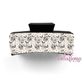 Floral Skull Claw Hair Clip