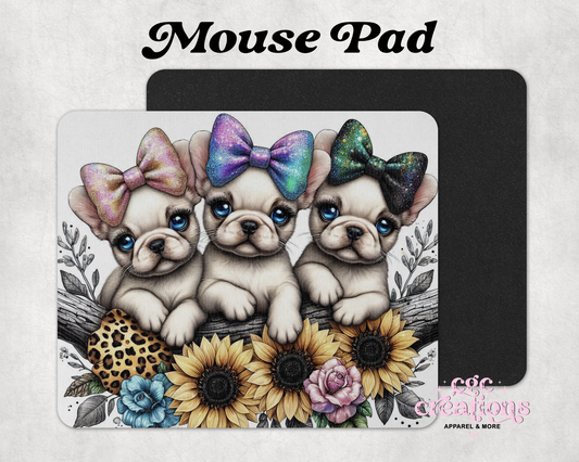 Cute Frenchie's Mouse Pad