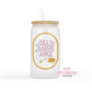 Silly Goose Juice 16oz Glass Cup With Lid
