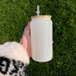 Mama 16oz Glass Cup With Lid