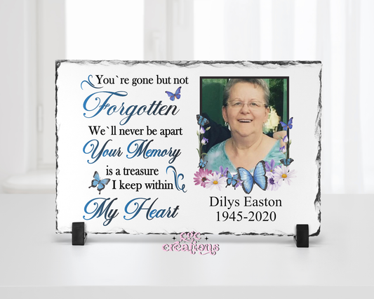 Gone But Not Forgotten Memorial Slate