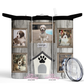 Personalized Grey Barn Pet Picture (5 photos) 20oz Insulated Tumbler