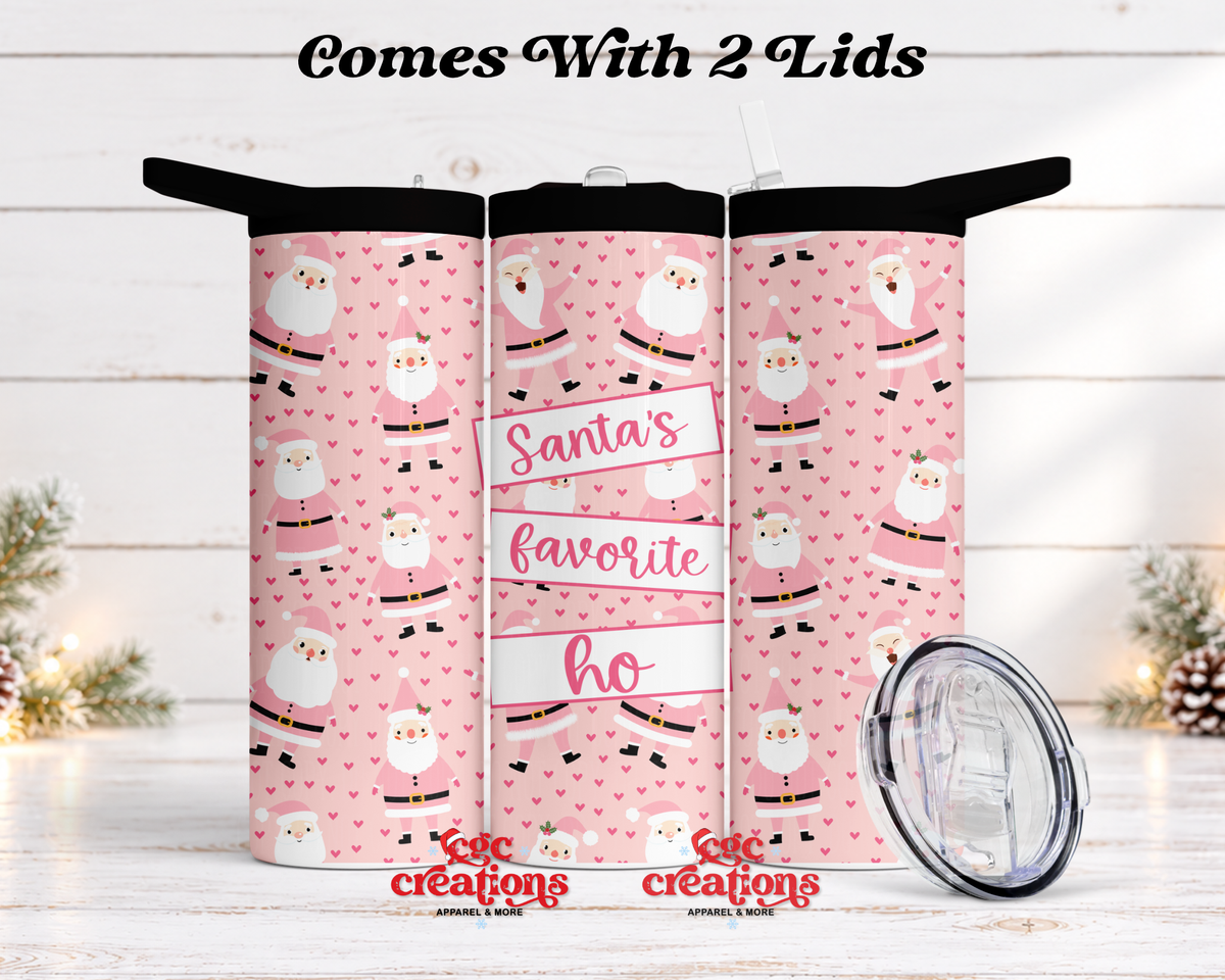 Santa's Favorite Ho 20 oz Insulated Tumbler