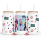 Pop Culture 16oz Glass Cup With Lid