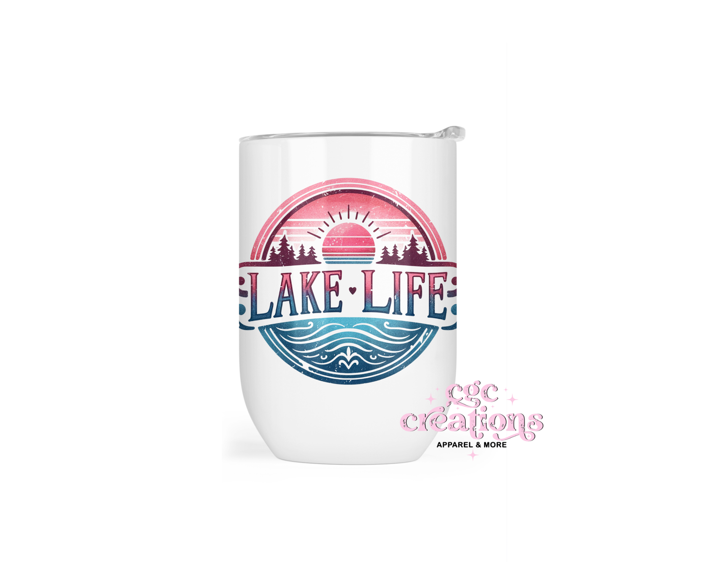 Lake Life Insulated Wine Tumbler