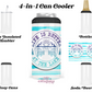 Life is better at the lake 4-in-1 can cooler