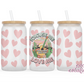 Looks Like You Love Me 16oz Glass Cup With Lid