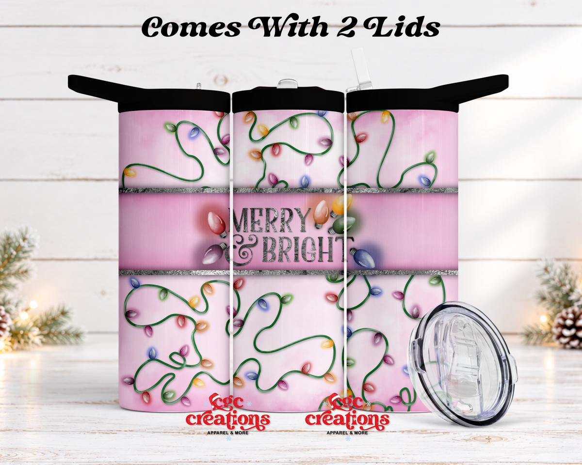 Merry & Bright 20 oz Insulated Tumbler