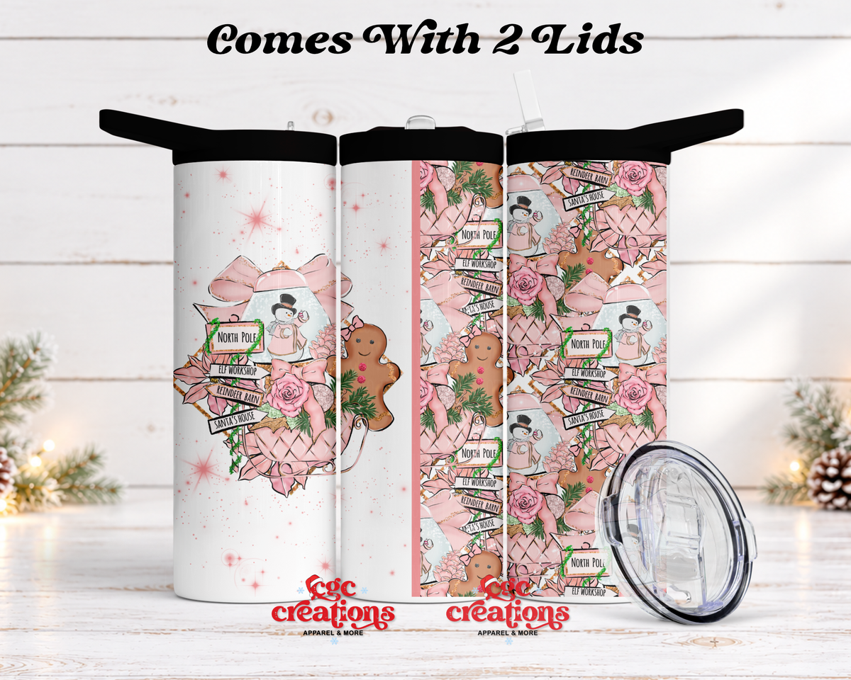 North Pole 20 oz Insulated Tumbler