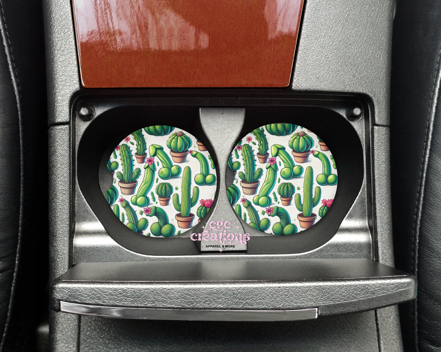 Adult Cactus Car Coasters