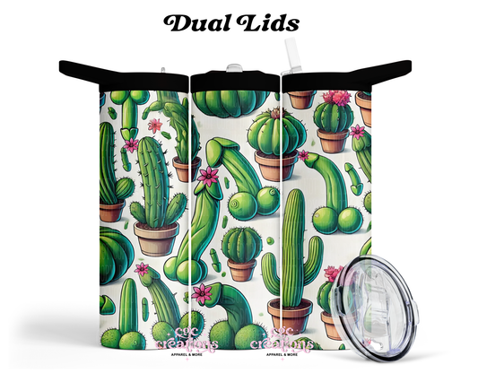 Adult Cactus 20oz Insulated Tumbler