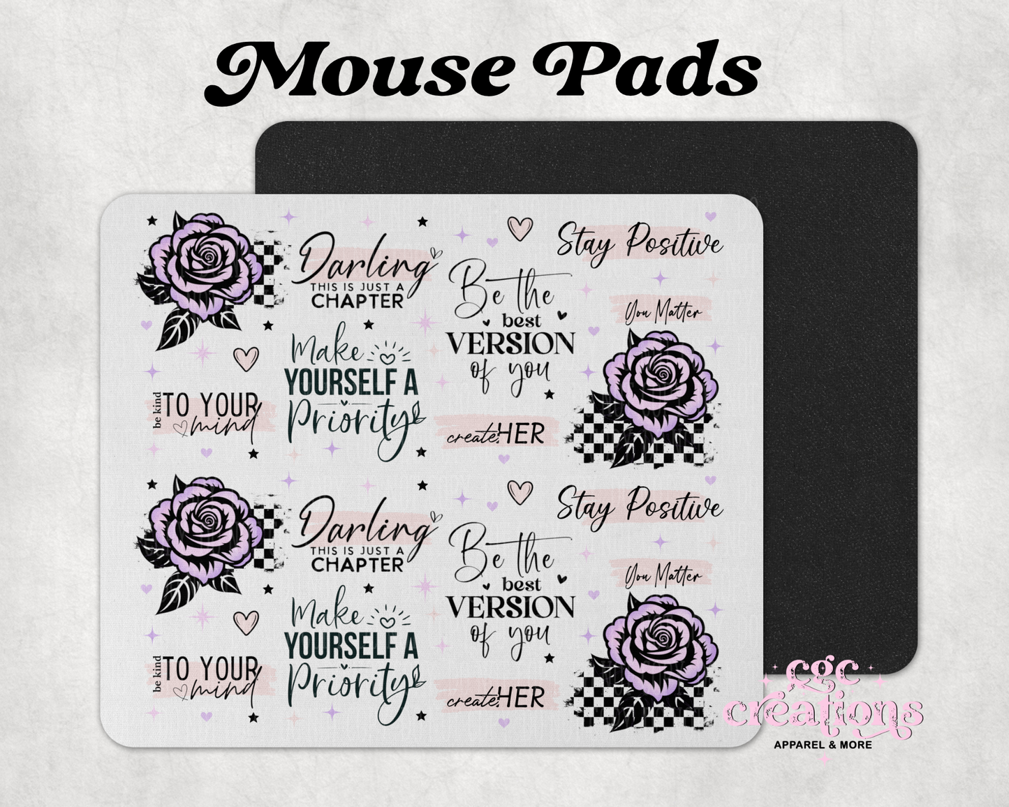 Positive Affirmations Mouse Pad