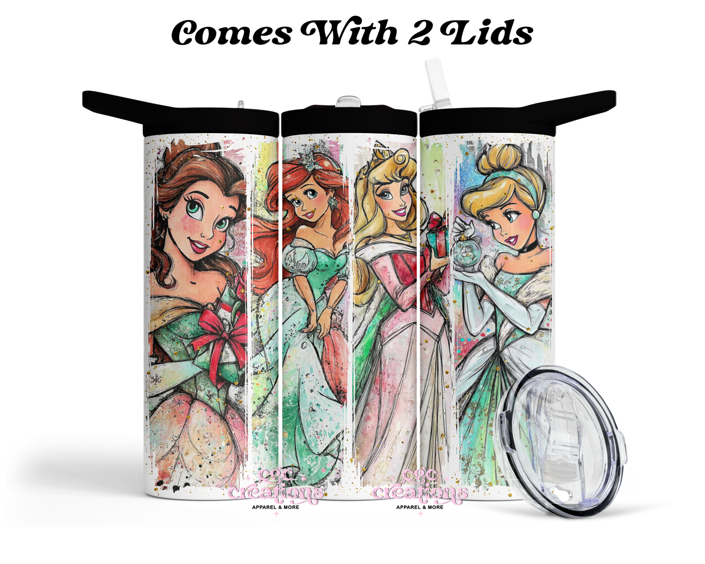 Magical Princess Christmas  - 20 oz Insulated Tumbler