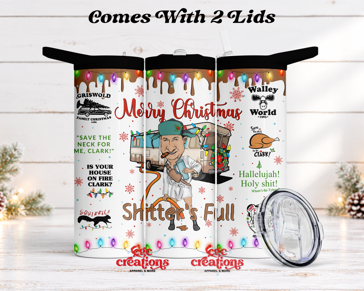 Shitters Full 20 oz Insulated Tumbler