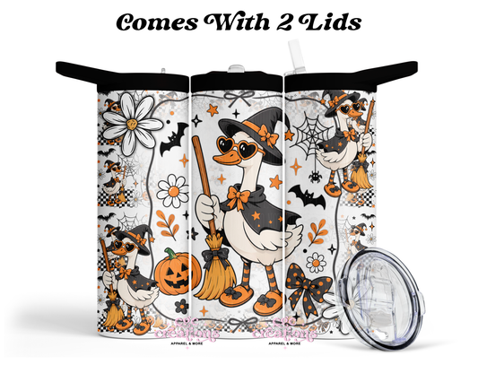 Halloween Witch Goose 20 oz Insulated Tumbler