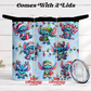 Blue Christmas Alien 20 oz Insulated Tumbler