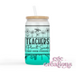 Teachers Plant Seeds 16oz Glass Cup With Lid