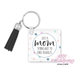 Just A Mom Trying Not To Raise Assholes Acrylic Keychain