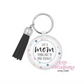 Just A Mom Trying Not To Raise Assholes Acrylic Keychain