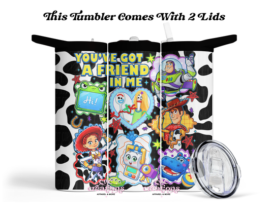 Space Ranger And Cowboy 20 oz Insulated Tumbler