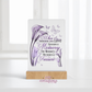 When Someone You Love Becomes A Memory Memorial LED Night Light